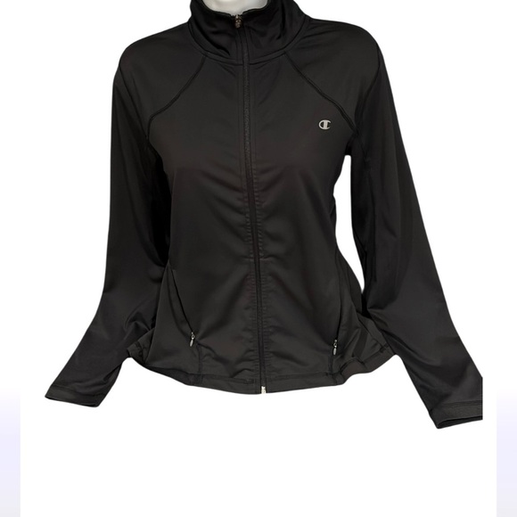 Champion Jersey logo zipper sweatshirt Sz M - Picture 1 of 12